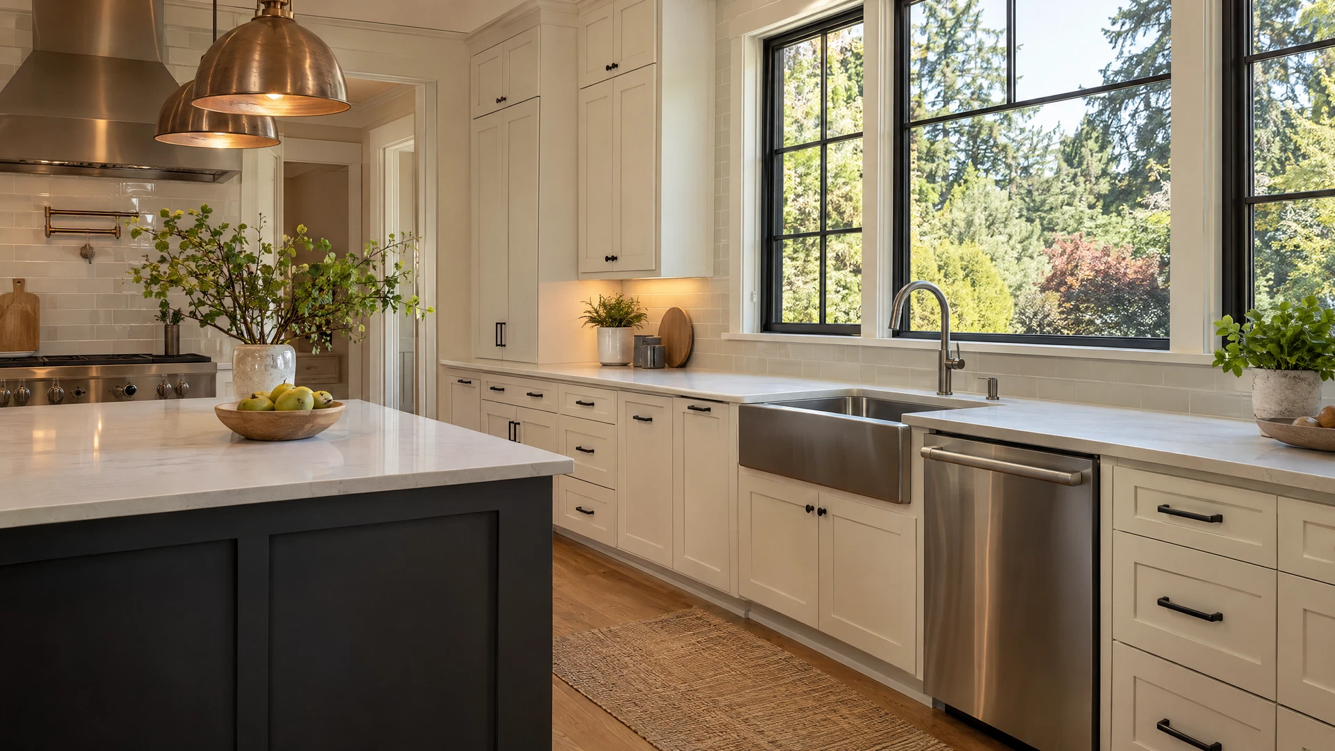 Clean bright kitchen with cabinetry and fixtures ready for a seller inspection